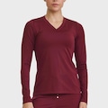 Blusa Caju Brasil Térmica Gola V Feminina MARROM CLARO