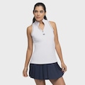 Camiseta Regata Wilson Tour Zip Tank Feminino BRANCO