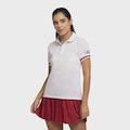 Camiseta Polo Wilson Tour Retrô Feminina BRANCO