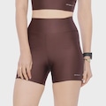 Short Di Paula Mirela Training Feminino MARROM ESCURO