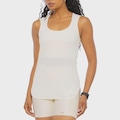 Camiseta Regata Di Paula Dry Esportiva Basica Feminina BRANCO