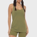 Camiseta Regata Di Paula Dry Esportiva Basica Feminina VERDE ESCURO