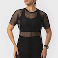 Blusa Di Paula Alba Training Feminina PRETO