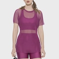 Blusa Di Paula Alba Training Feminina ROSA ESCURO