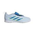 Chuteiras Society com Cadarços Elásticos e Língua Dobrável Adulto adidas Predator Club AZUL CLA/AMARELO