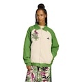 Jaqueta Feminina Adidas FARM Rio Premium VERDE/ROSA