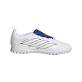 Chuteira Society com Cadarços Elásticos e Língua Dobrável Adulto adidas Predator Club BRANCO