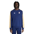 Blusão de Moletom adidas Originals Real Madrid Masculino AZUL ESCURO