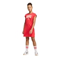 Vestido Infantil Adidas Seasonals Collegiate Typography BRANCO