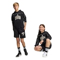 Short Adidas Seasonals Collegiate Typography Infantil PRETO