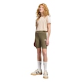 Conjunto adidas Train 3 Listras Essentials Infantil BEGE/BRANCO