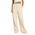 Calça de Modelagem Reta adidas Soft Lux Feminina BEGE