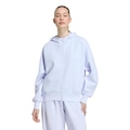 Blusão com Capuz adidas Soft Lux Fecho Zíper Feminino ROXO/ROXO CLA