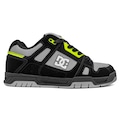 Tênis Unissex DC Stag Black Grey Lime PRETO