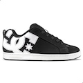 Tênis Unissex DC Shoes Court Graffik IMP Stencil PRETO