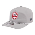 Boné Masculino New Era Qs1920 New York Yankees Aba Curva CINZA