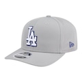 Boné Masculino New Era 970ss Prolite Mix Los Angeles Dodgers Aba Curva CINZA