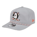 Boné Masculino New Era QS 1920 Anaheim Ducks NHL Aba Curva CINZA