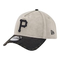 Boné Masculino New Era 940AF Washed Earthtones Pittsburgh Pirates Aba Curva BEGE