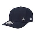 Boné Masculino New Era 970 Flawless Prolite Los Angeles Dodgers Aba Curva AZUL ESCURO