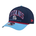 Boné Masculino New Era 940mc A Frame Tennessee Titans Aba Curva AZUL