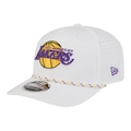 Boné Masculino New Era 970ss Los Angeles Lakers Aba Curva BRANCO