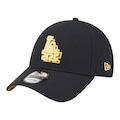 Boné Masculino New Era 940 Neon Los Angeles Dodgers Aba Curva PRETO