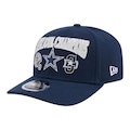 Boné Masculino New Era 970ss Super Bowl Dallas Cowboys Aba Curva AZUL ESCURO