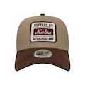 Boné Masculino New Era Patch E-Frame Cambrs Aba Curva BEGE