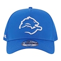 Boné Masculino New Era 940 A-Frame Detroit Lions Fun Graphic Aba Curva AZUL