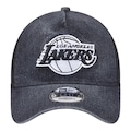 Boné Masculino New Era 940 A-Frame Los Angeles Lakers Trucker Aba Curva PRETO