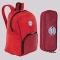Kit Mochila e Estojo Bayern Unissex VERMELHO