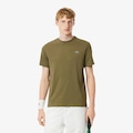Camiseta Lacoste Ultra-Dry Estampada Esportiva Masculina VERDE