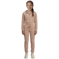 Conjunto Moletom Infantil Roupas Térmicas Inverno Plush Peluciado Capuz Veluna BEGE