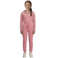 Conjunto Moletom Infantil Roupas Térmicas Inverno Plush Peluciado Capuz Veluna ROSA