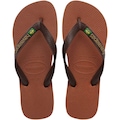 Chinelo Havaianas Brasil Logo - Masculino MARROM