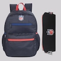 Kit Mochila e Estojo NFL Esportivo Unissex PRETO