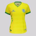 Camisa Ousadia FC I 2025 Logo Junpe Feminina AMARELO