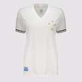 Camisa do Cruzeiro Retrô Palestra Feminina BRANCO