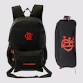Kit Mochila Esportiva e Estojo Flamengo Unissex PRETO