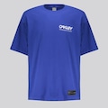 Camiseta Oakley Thermonuclear Logo SS Masculina AZUL