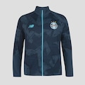 Jaqueta do Grêmio Pré-Jogo 2026 New Balance Masculina AZUL ESCURO