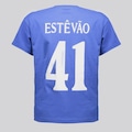 Camisa do Chelsea Estêvão N° 41 Infantil AZUL