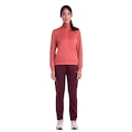 Conjunto Agasalho Mizuno Basic II Feminino ROSA/ROXO ESC