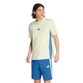 Camiseta adidas Jersey 3-Stripes Essentials Masculina BRANCO/MARINHO/ROXO