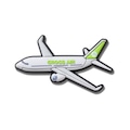 Jibbitz™ Crocs Avião Comercial BRANCO