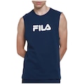 Camiseta Regata Fila Letter - Masculina AZUL ESC/BRANCO