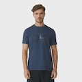 Camiseta Fila Regular Letter Premium IV Masculina AZUL ESCURO
