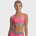 Top Feminino HeatGear Authentics Mid Under Armour ROSA