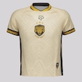 Camisa do Amazonas Povos Originários 2025 Onça Infantil BEGE